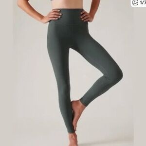 ATHLETA ULTRA HIGH RISE ELATION 7/8 Leggings Tights Sz M EUC